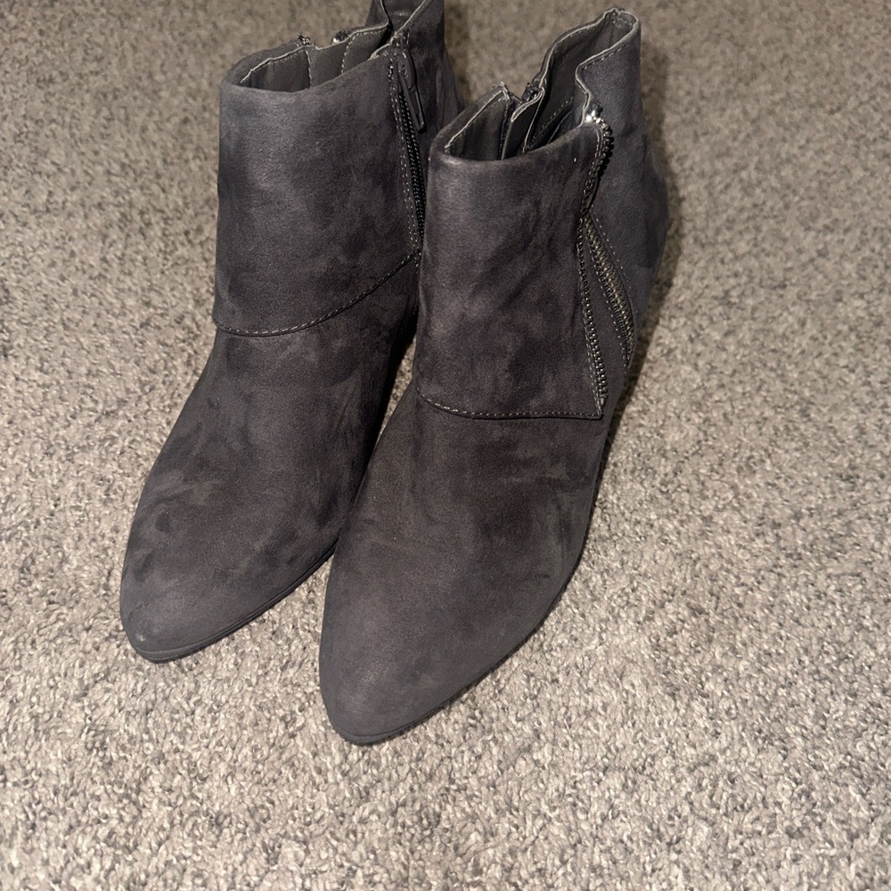 Madeline Black Ankle Boots
